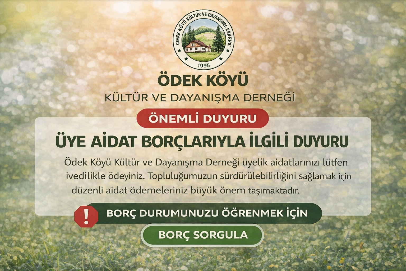 Aidat Borçları Hakkında Önemli Duyuru